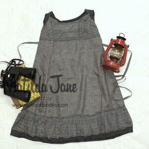 Vintage Matilda Jane womens XXS girls 6 8 10 Hotline Iris dress tank linen blend